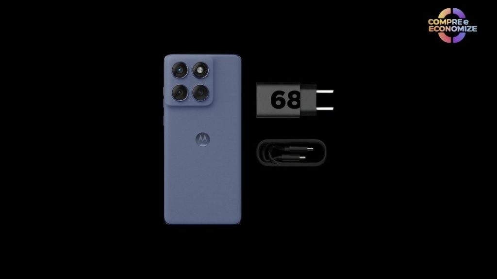 Que tipo de porta USB o Motorola Edge 60 Fusion utiliza e qual é a sua versão?