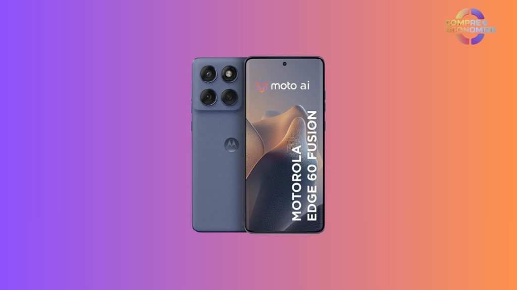 Quais são as opções de cores disponíveis para o Motorola Edge 60 Fusion no mercado brasileiro?