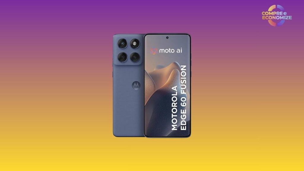 Qual a resolução e taxa de quadros máxima para gravação de vídeo no Motorola Edge 60 Fusion?