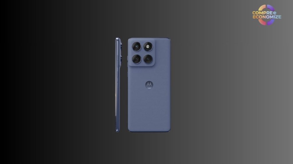 Qual tecnologia na tela do Motorola Edge 60 Fusion garante a manutenção da qualidade de imagem em diferentes ângulos de visão?